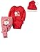 Carter's Baby My First Christmas 3 Piece Bodysuit Pant and Santa Hat Set Unisex (6 months)