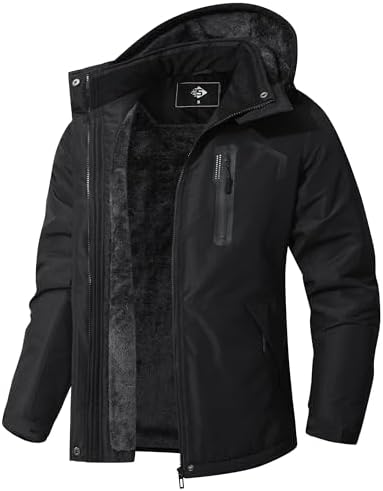 Amazon.com: Zoofly Mens Ski Jackets Fleece Lining Warm Winter