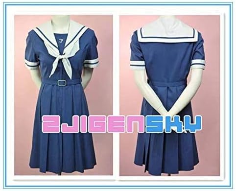 Amazon Zaotaocos熊本学園大付属高校 夏セーラーワンピース 制服 コスプレ衣装 コスチューム 変身 仮装 S 女 コスプレ 仮装 通販