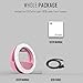 Photo Shoot Selfie Ring Light Clip for iPhone iPad [Portable] Girl Night Light [36 LED Light Bulbs] for Perfect Face Slimming Brightness-Pink