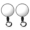 JCstarrie Bicycle Bike Rear View Mirror, Convex Reflector Mirror met brede hoek lens en verstelbare universele handgreep…