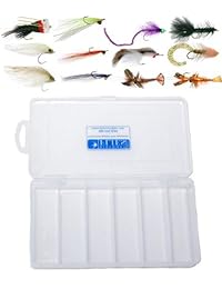Colección Bass Fly   12 Moscas + Fly Box