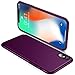 TORRAS Slim Fit iPhone Xs Case/iPhone X Case, Hard Plastic PC Super Thin Mobile Phone Cover Case with Matte Finish Coating Grip Compatible with iPhone X/iPhone Xs 5.8 inch, Violet Red