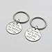 IDLAN Mother Daughter Keychain Set of Two Quote Keychain Mother Daughter Gift