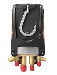 Testo 0563, 1557, 557, kit de medidor digital de múltiple para válvula de 4 vías, con Bluetooth integrado, 3 pulgadas de alto, 5 pulgadas de ancho, 9 pulgadas de largo