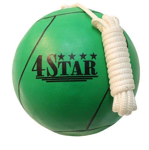Lastworld New Green Color Tether Balls for Play Grounds & Picnics Included with Ropes