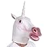 Lubber Novelty Halloween Costume Latex Animal Mask, Unicorn Horse Head Multicolored