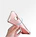 iPhone 7 Plus/iPhone 8 Plus Case 3 in 1 Anti-Scratch Anti-Fingerprint Shockproof Electroplate Frame Strong Magnetic Adsorption with Non Slip Coated Chengming Case(5.5 inch)(Rose Gold)