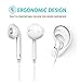 Bluetooth Headphones,BROOKE Wireless Headphones 4.1 Stereo Earphones Noise Cancelling Earbuds Sports Sweatproof Headset with Mic for iPhone 7 Plus Samsung Galaxy S8 Note 8 and Android Phones(white)