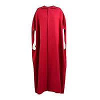Expeke Halloween Party Women Handmaid Red Cape Dress Costume (XL, Cape)