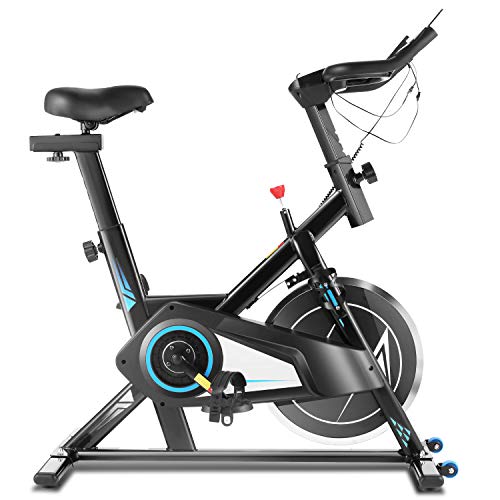 Exercise Spin Bike for Home Gym with 40lb Flywheel, Quiet & Smooth