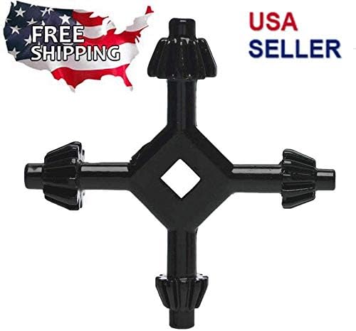 4 Way Drill Press Chuck Key Size 3/8" & 1/2" Chucks Hand Universal Combination