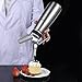 Stainless Steel Whipped Cream Dispenser - you get 3 Decorating Nozzles Cream Whipper 1 pint Gourmet Whip Culinary Easy Instructions N2O Cartridges (Not Included).
