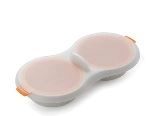 Yuaer Huevo escalfado en microondas Plástico hervido Huevera al ...