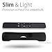Fosmon Apple TV 4K (5th Gen) Remote Control Case, Open Logo Flexible Silicone Cover Lightweight Gel Rubber Case for Apple TV 4K 5th Generation/Apple TV 4th Generation Siri Remote Controller (Black)