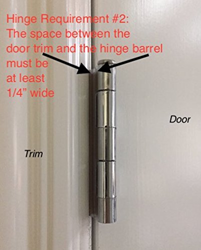 Door Saver III Residential Hinge Door Stop in Satin Nickel