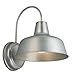 Design House Mason Barn Light Indoor/Outdoor Wall Mount Modern Industrial Farmhouse Wall Light for Patio, Garage, Bathroom, Office, Kitchen, 10-Inch, Galvanized Paint, 579383, Larger Version