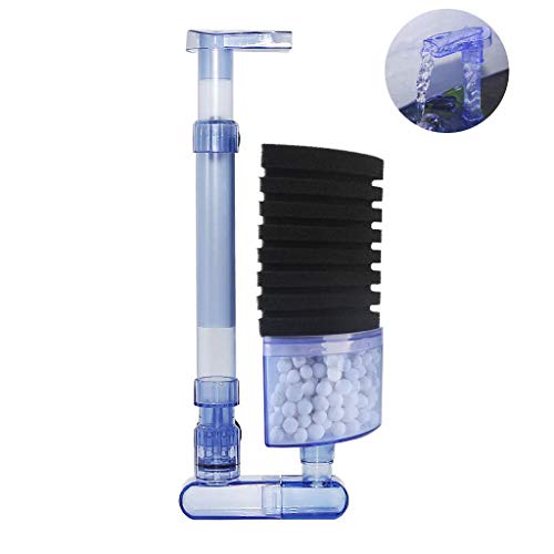 boxtech Aquarium Filter, Upgraded Aquarium Biochemical Sponge Filter Quiet Submersible Foam Filter for 10-15 Gallon Fish Tank Fresh Water/Salt Water - Thumbnail 7
