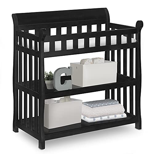 Delta Children Eclipse Changing Table with Changing Pad, Black Pricepulse