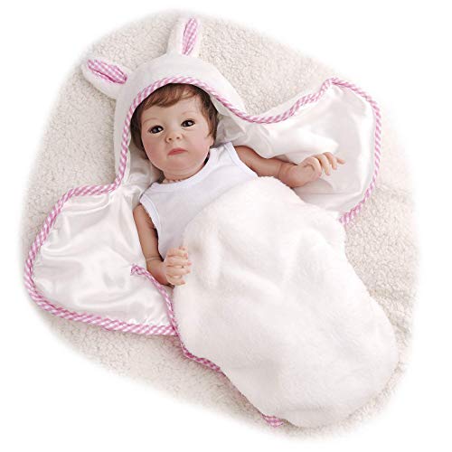 JIZHI Reborn Baby Dolls 16 Inch Realistic Newborn Baby Dolls Lifelike