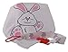 Baby Bandana Bibs + 2 Pacifier Clip Bonus, Perfect as a Baby Shower Gifts for Girls, Soft Cotton, Premium Baby Drool Bibs for your Girl by Happy Babyz