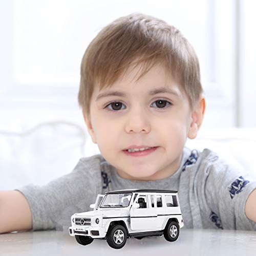 TGRCMCZ 136 Scale Benz G63 Car Model for Kids, Alloy Pull Back G Wagon Vehicles Toy Car for
