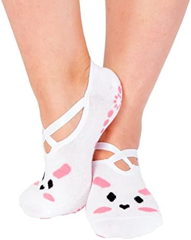 Non-skid No Slip Grip Socks for Barre Yoga Pilates Gym Ballet Hospital Maternity