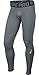 Nike Men's Pro Warm Tights (Medium, Cool Grey/Black/White)