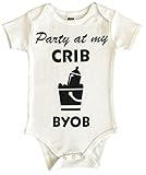 CHUBS BYOB, Unisex Baby Bodysuit, Funny Baby Shower Gift