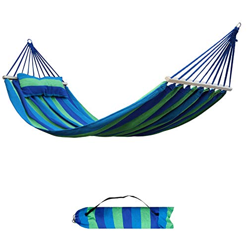 AXT SHADE Hängematte im Freien 220 * 120 cm, Last 200 kg, mit Kissen der Gleichen Farbe, für Garten, Innenhof, Camping…