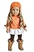 Brittany's My Fall Pumpkin Outfit Compatible with American Girl Dolls Complete with Boots