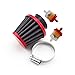 TC-Motor Red Motorcycle 38mm Fuel Filter For 50cc 90cc 110cc 125cc Pit Dirt Bike ATV & GY6 50cc QMB139 Engine Moped Scooter