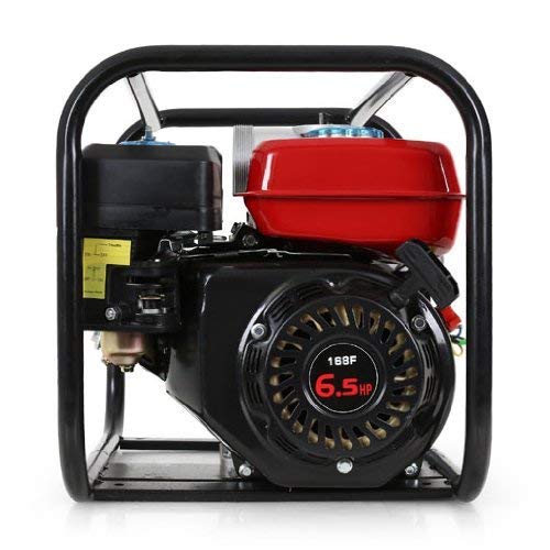 EBERTH 3 Motobomba 60.000 l/h, 6,5 CV Motor a gasolina, Conexión de 3  pulgadas, 30m Altura de entrega, 7m Altura de succión, Arranque rectractil  Estanques y jardines de agua Decoración de exterior