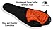 Hyke & Byke Eolus 15 F Hiking & Backpacking Sleeping Bag - 3 Season, 800FP Goose Down Sleeping Bag - Ultralight - Black/Clementine - 87in - Long