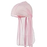 Satin Durag Cap - Lt Pink OSFM