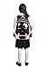 Mysticbags Cat Face Girls Backpack Kids School Bookbag for Primary Students Black, Medium