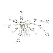 Voberry® Fashion Silver Personality Gem Crystal Wedding Bridal Princess Jewelry Crown Hair Jewelry Accessories (Silver1)
