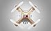 Cheerson CX-10WD-TX 2.4G 4CH Mini Wifi FPV High Hold Mode 0.3MP Camera Phone Control RC Quadcopter - Golden