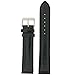 Tech Swiss Extra Long Watch Band Leather Black Padded 22 millimeters
