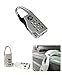 [3 Pack], Three Dial Combination Luggage Metal Lock