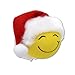 Tenna Tops® Santa Hat Cutie Happy Smiley Car Antenna Topper/Mirror Dangler/Cute Dashboard Accessory