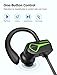 Letscom U8L Bluetooth Headphones, 15Hrs Playtime Wireless 5.0 Earbuds IPX7 Waterproof Sport Running in-Ear Headsets w/Mic Stereo Sound Noise Cancelling for Work Home Office