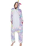 iSZEYU Adult Pajamas Unicorn Costume Onesies for Women Men Teen Girl Animal Onsie Youth