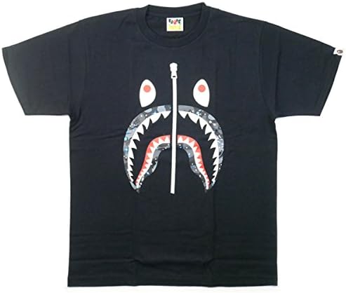bape black shark tee