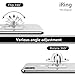 iRing Link, Made in Korea, Wireless Charging Friendly Phone Holder - Cell Phone Ring Grip Finger Holder and Stand Compatible with iPhone, Galaxy, and Other Smartphones(Silver)