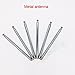 weelye 6 Pcs Universal Telescopic Short Metal Antenna for Remote Control Accessory, Children's Electric Ride-Ons RC Car Replacement Parts