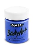 Global Body Art Face Paint - Liquid Deep Blue 45mL
