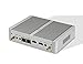 Kingdel Win 10 Mini Desktop Computer, Fanless HTPC with Intel Celeron N3150 CPU Quad Core 2.08GHz, 4GB RAM, 64GB SSD, 2LAN, 2HDMI, 4USB 3.0, Wi-Fi