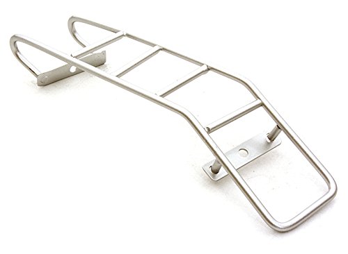 Integy Hobby RC Model C26606SILVER Realistic Metal Rear Ladders 118x28mm for 1/10 Scale Crawler Truck