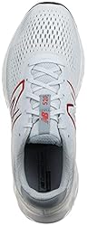 New Balance Men's 520 V8 Running Shoe, Grey/Red, 12